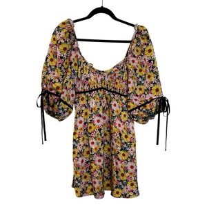 For Love And Lemons | Dresses | For Love Lemons Leighton Mini Dress Size Ss  White | Poshmark